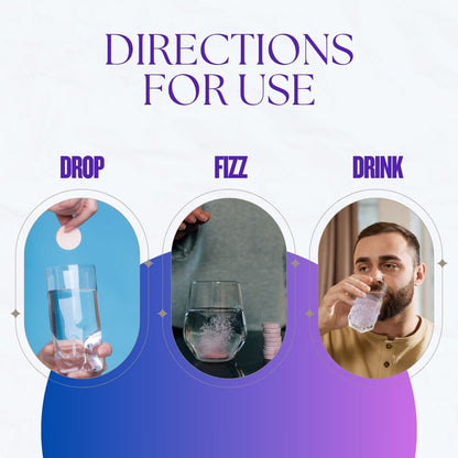 UPHORN Zero Sugar 20 Effervescent Tablets With L Arginine L citrulline Blueberry Mojito Flavour